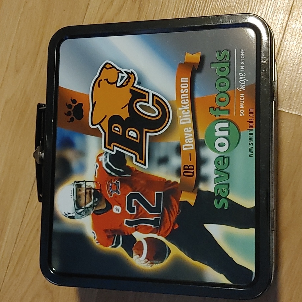 BC Lions Lunch Box